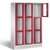 CLASSIC Locker with transparent doors (9 wide compartments)